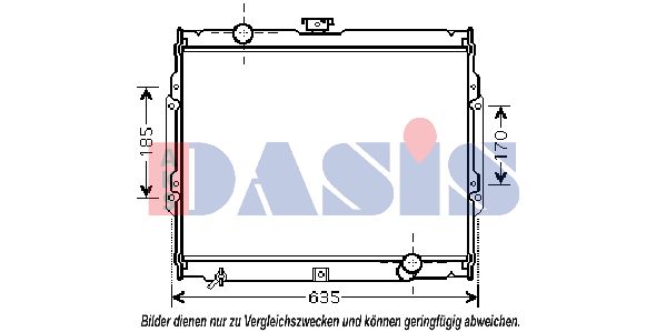 AKS DASIS Radiators, Motora dzesēšanas sistēma 560021N